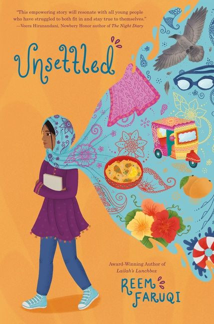 Unsettled book cover by Reem Faruqi