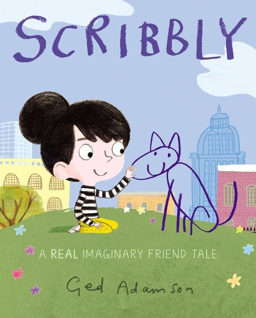 Scribbly: A Real Imaginary Friend Tale book cover by Ged Adamson