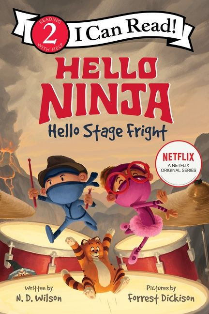 Hello, Ninja. Hello, Stage Fright! (I Can Read Level 2) book cover by N. D. Wilson