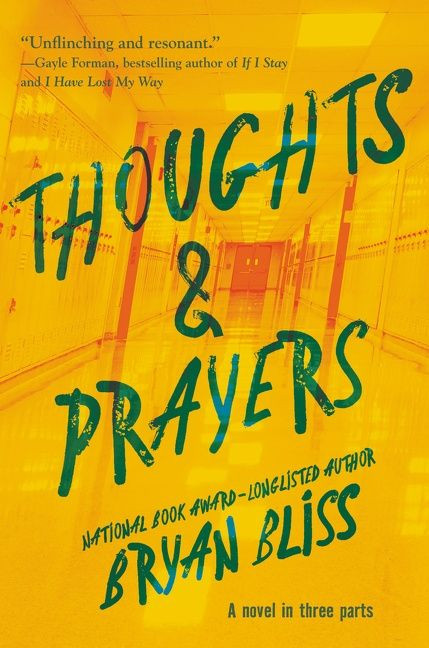 Thoughts & Prayers: A Novel in Three Parts book cover by Bryan Bliss