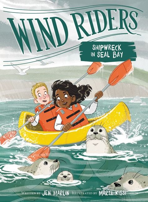 Wind Riders #3: Shipwreck in Seal Bay (Wind Riders #3) book cover by Jen Marlin