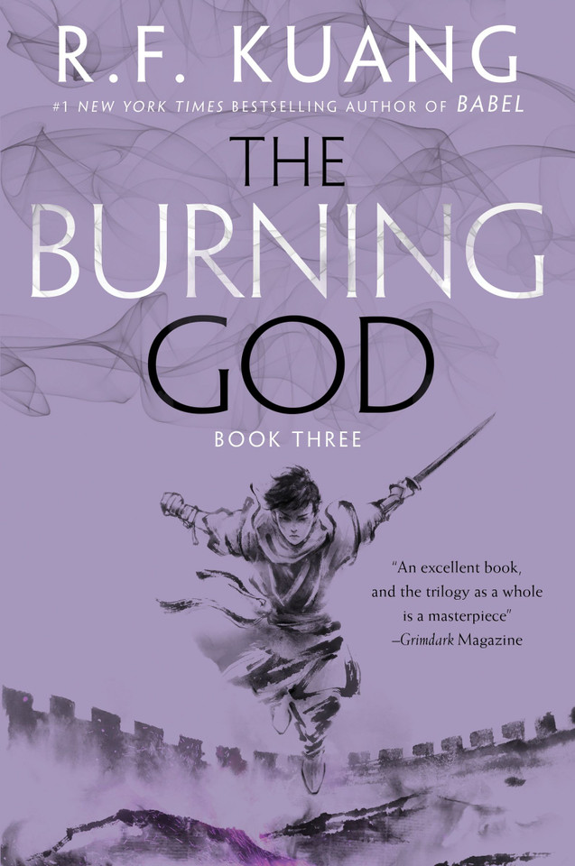 The Burning God book cover by R. F. Kuang