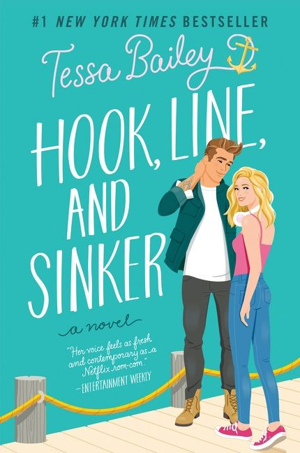 Hook, Line, and Sinker: A Novel (Bellinger Sisters #2) book cover by Tessa Bailey