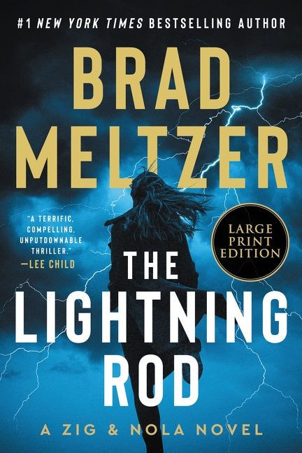 The Lightning Rod: A Zig & Nola Novel (Escape Artist #2) book cover by Brad Meltzer