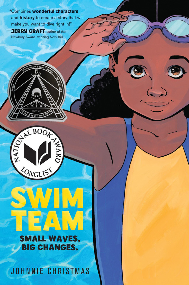 Swim Team: A Graphic Novel book cover by Johnnie Christmas