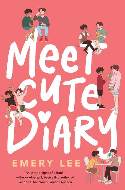 Meet Cute Diary book cover by Emery Lee