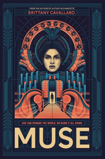 Muse book cover by Brittany Cavallaro