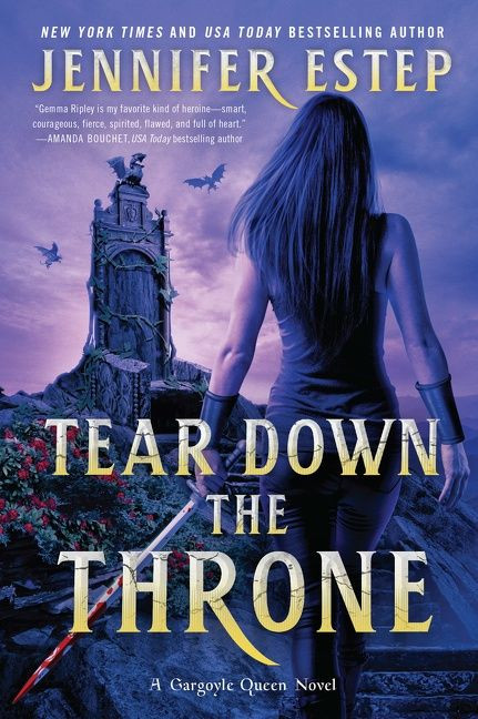 Tear Down the Throne book cover by Jennifer Estep