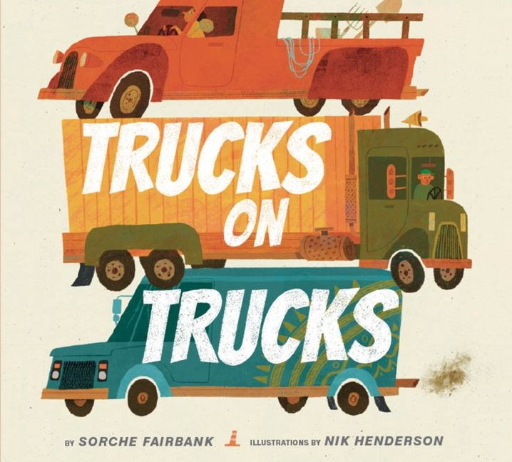Trucks on Trucks book cover by Sorche Fairbank