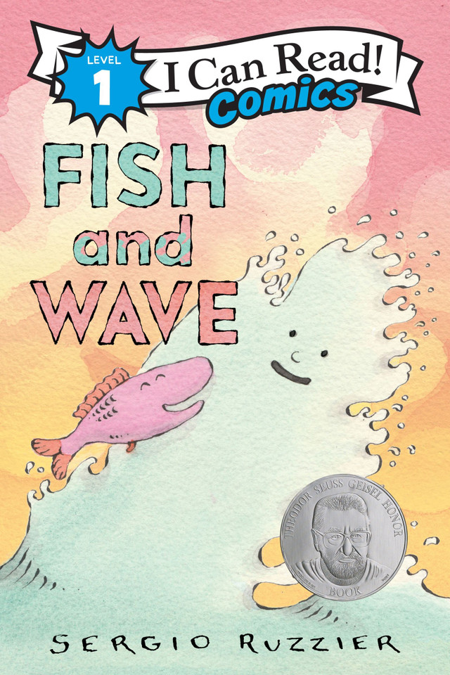 Fish and Wave (I Can Read Comics Level 1) book cover by Sergio Ruzzier
