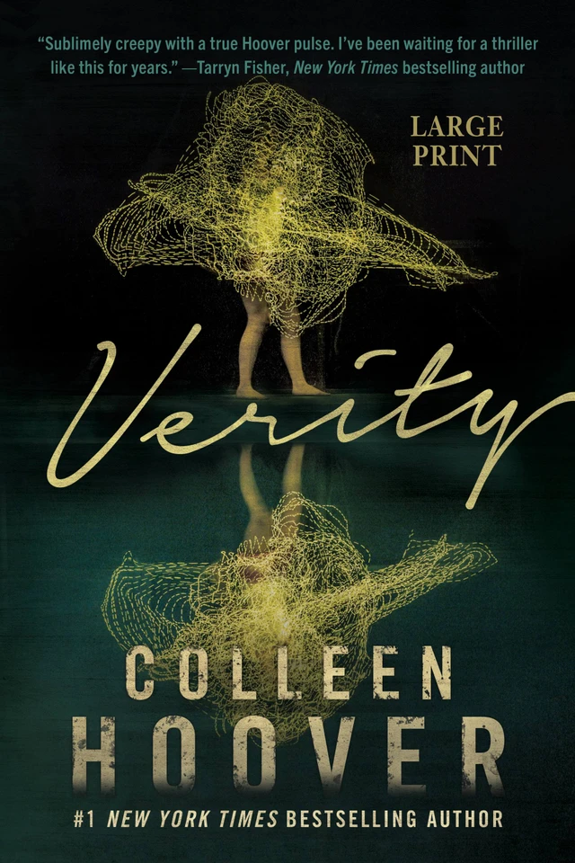 Verity book cover by Colleen Hoover