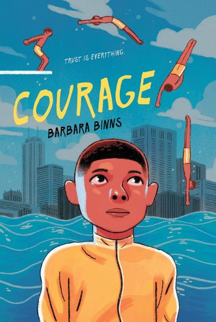 Courage book cover by Barbara Binns
