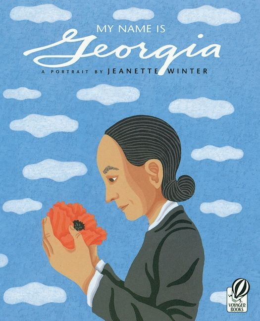 My Name Is Georgia: A Portrait by Jeanette Winter book cover by Jeanette Winter