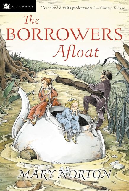 The Borrowers Afloat (Borrowers #3) book cover by Mary Norton