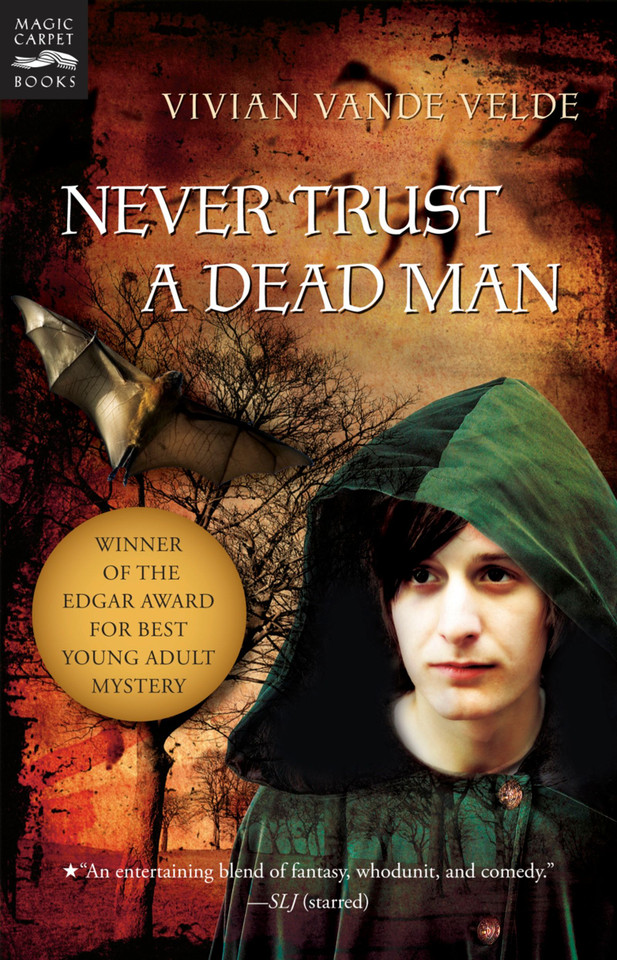 Never Trust a Dead Man book cover by Vivian Vande Velde