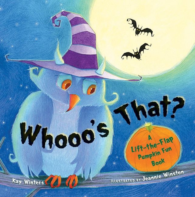 Whooo's That?: A Lift-the-Flap Pumpkin Fun Book book cover by Kay Winters