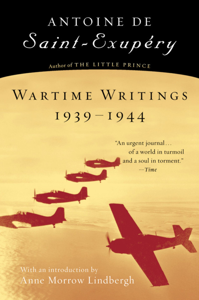 Wartime Writings 1939-1944 book cover by Antoine De Saint-Exupéry