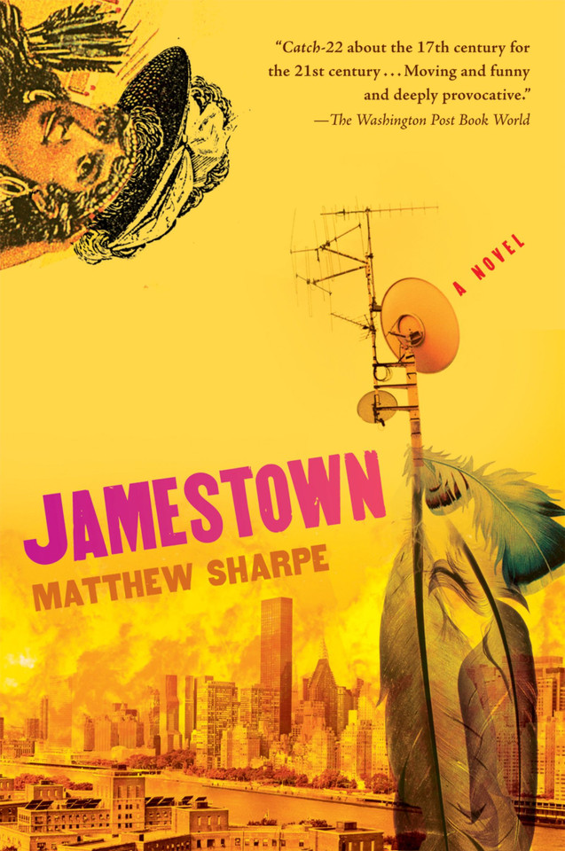 Jamestown book cover by Matthew Sharpe