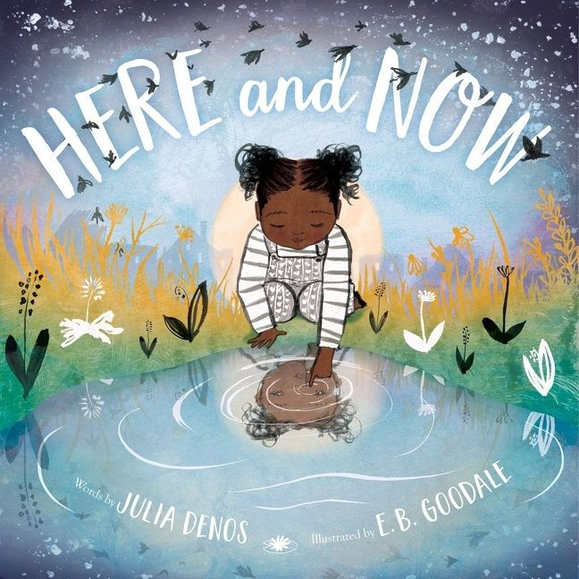 Here and Now Padded book cover by Julia Denos
