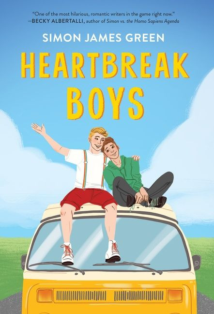Heartbreak Boys book cover by Simon James Green