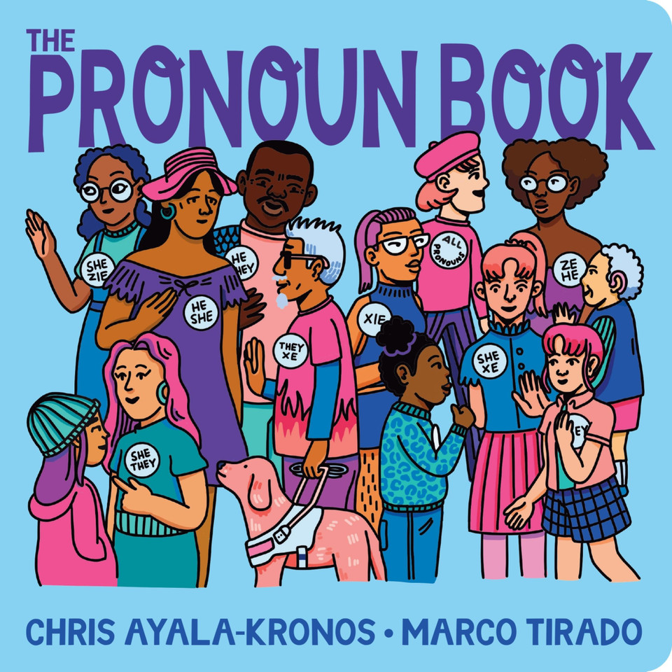 The Pronoun Book book cover by Chris Ayala-Kronos