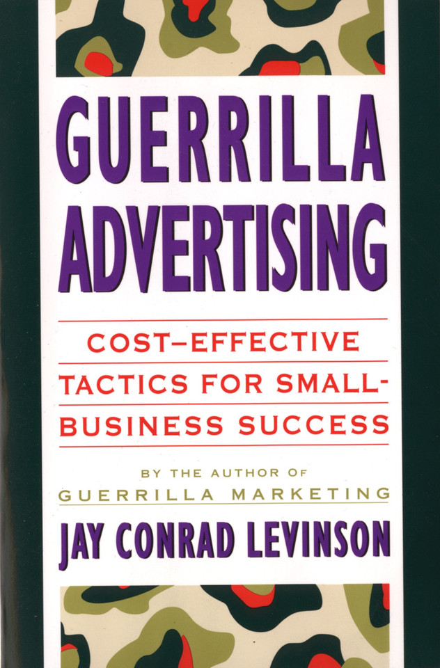 Guerrilla Advertising book cover by Jay Conrad Levinson