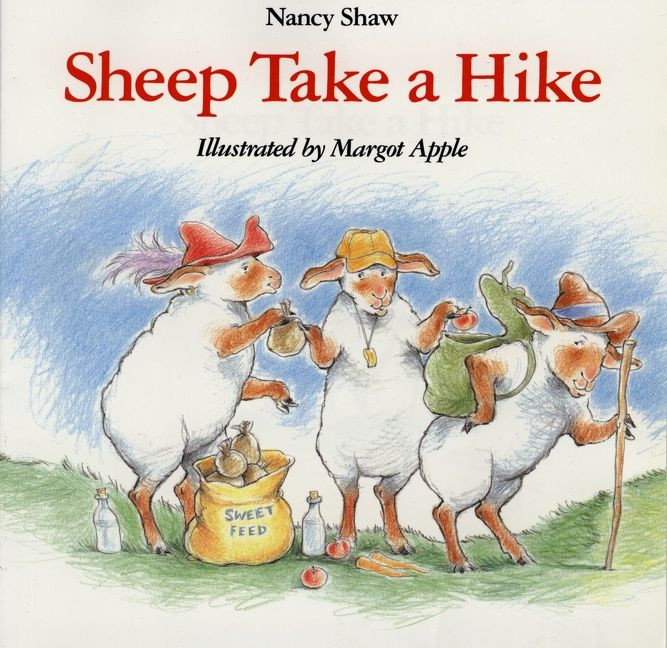 Sheep Take a Hike (Sheep in a Jeep) book cover by Nancy E. Shaw