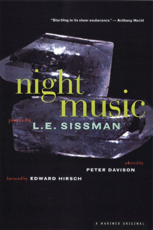 Night Music: Poems book cover by L. E. Sissman, Edward Hirsch