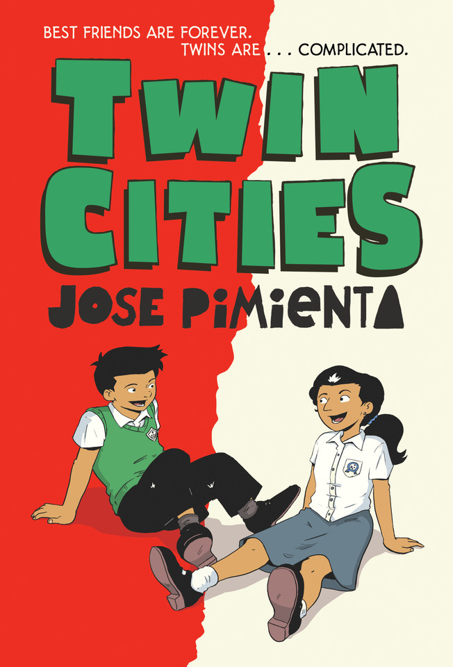 Twin Cities: (A Graphic Novel) book cover by Jose Pimienta