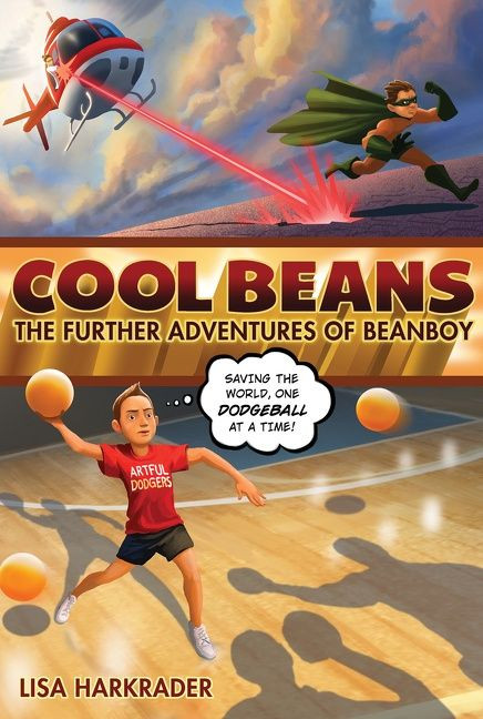 Cool Beans: The Further Adventures of Beanboy book cover by Lisa Harkrader