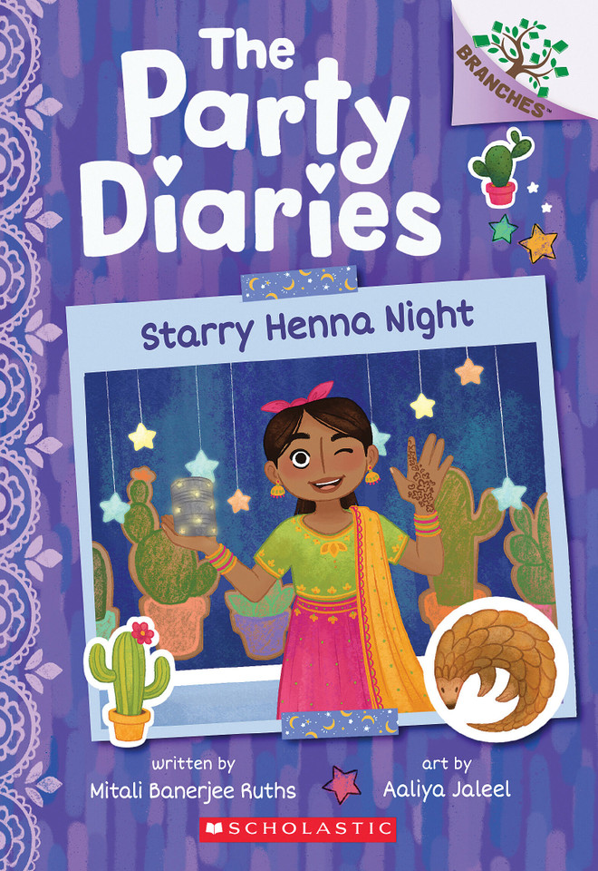 Starry Henna Night: A Branches Book (The Party Diaries #2) (The Party Diaries) book cover by Mitali Banerjee Ruths
