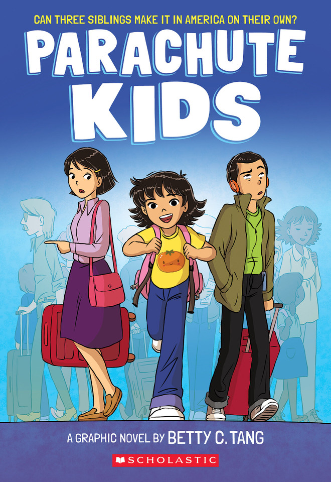 Parachute Kids: A Graphic Novel book cover by Betty C. Tang