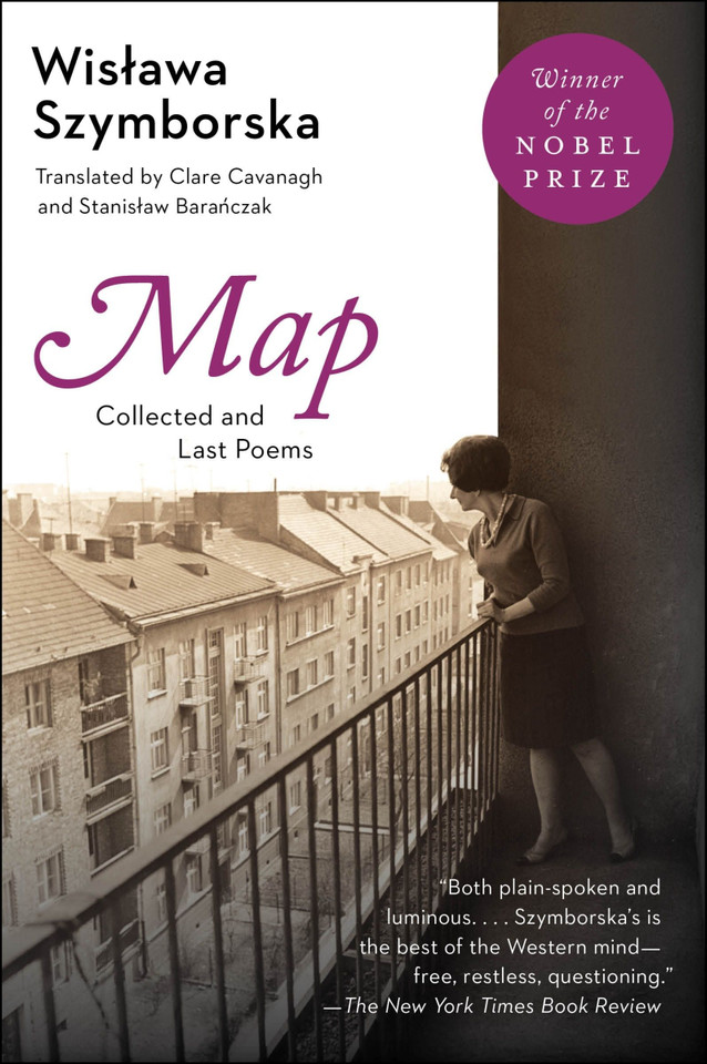 Map: Collected and Last Poems book cover by Wislawa Szymborska