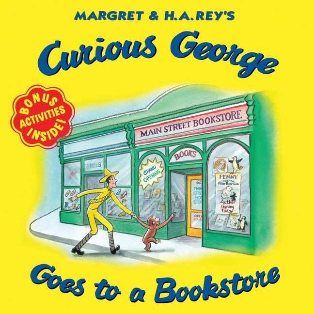 Curious George Goes to a Bookstore (Curious George) book cover by H. A. Rey