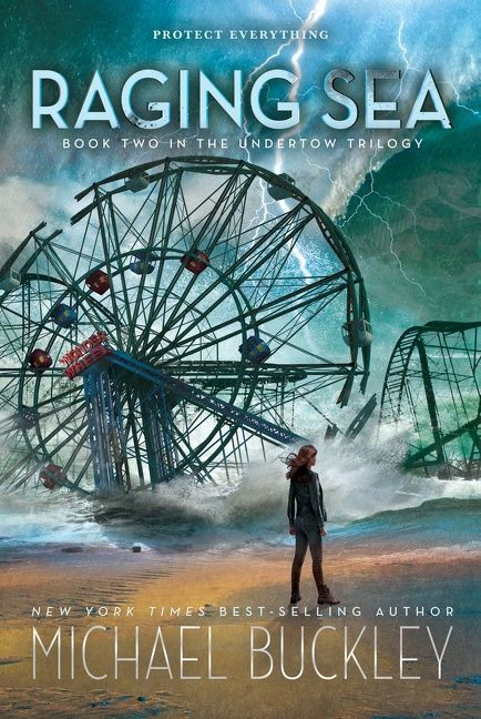 Raging Sea book cover by Michael Buckley