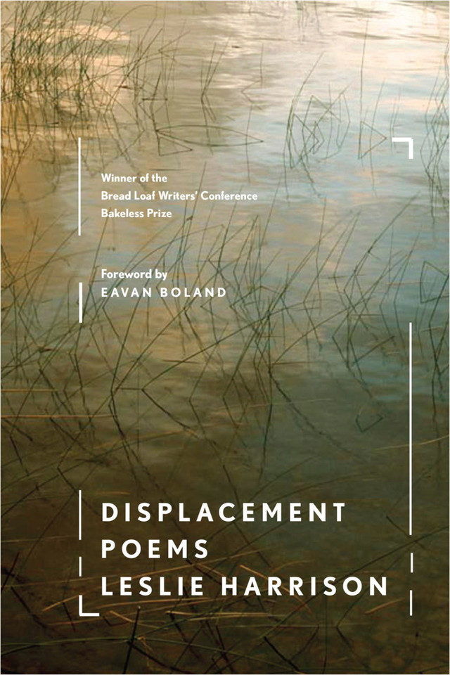 Displacement book cover by Leslie Harrison