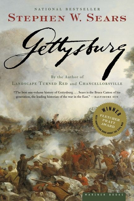 Gettysburg book cover by Stephen W. Sears