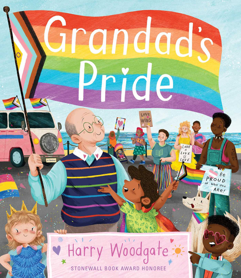 Grandad's Pride  (A Grandad's Camper LGBTQ Pride Book for Kids in partnership with GLAAD) (Grandad's Camper) book cover by Harry Woodgate