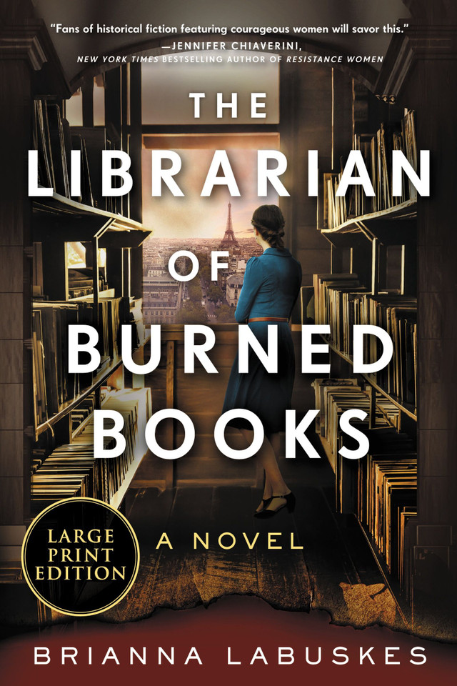 The Librarian of Burned Books: A Novel book cover by Brianna Labuskes