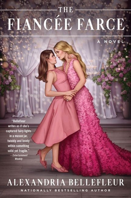 The Fiancée Farce: A Novel book cover by Alexandria Bellefleur