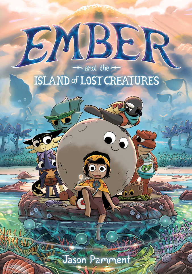 Ember and the Island of Lost Creatures: A Graphic Novel book cover by Jason Pamment