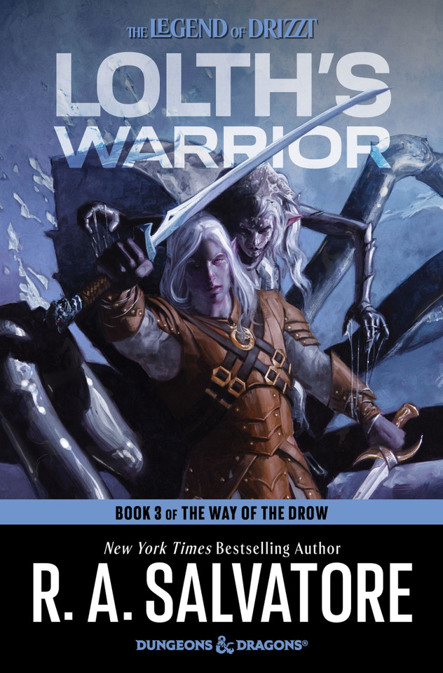 Lolth's Warrior: A Novel book cover by R. A. Salvatore