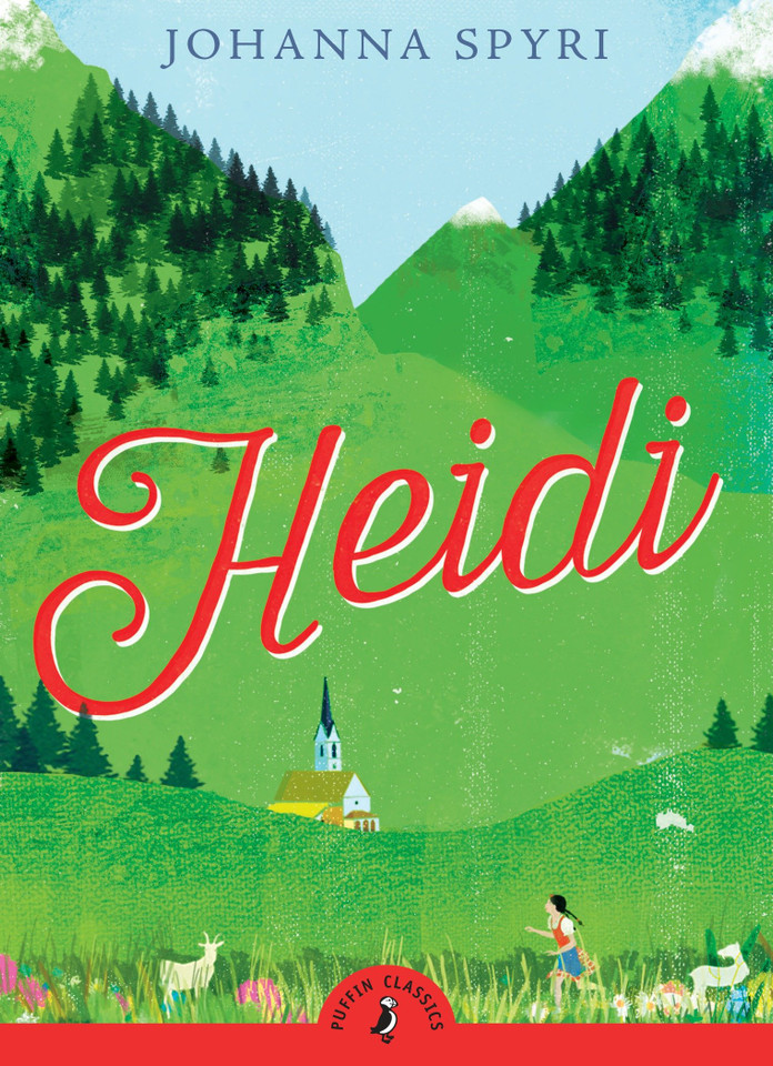Heidi (Puffin Classics) book cover by Johanna Spyri