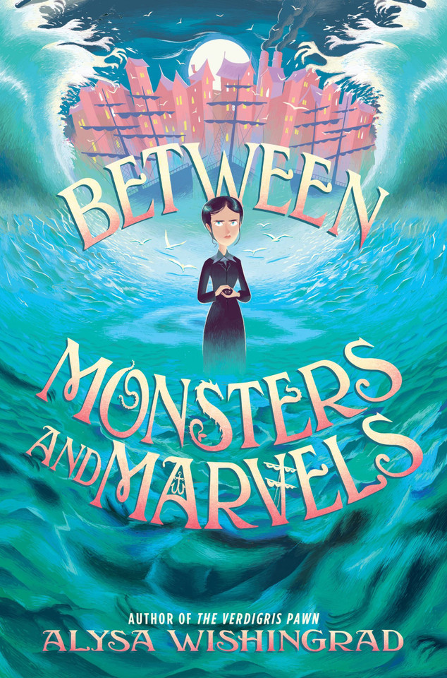 Between Monsters and Marvels book cover by Alysa Wishingrad