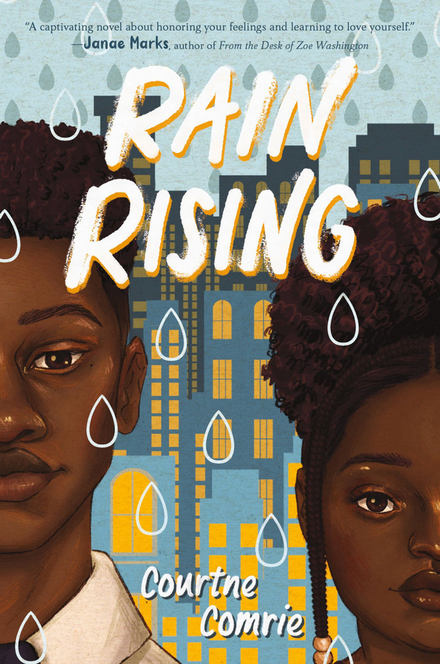 Rain Rising book cover by Courtne Comrie