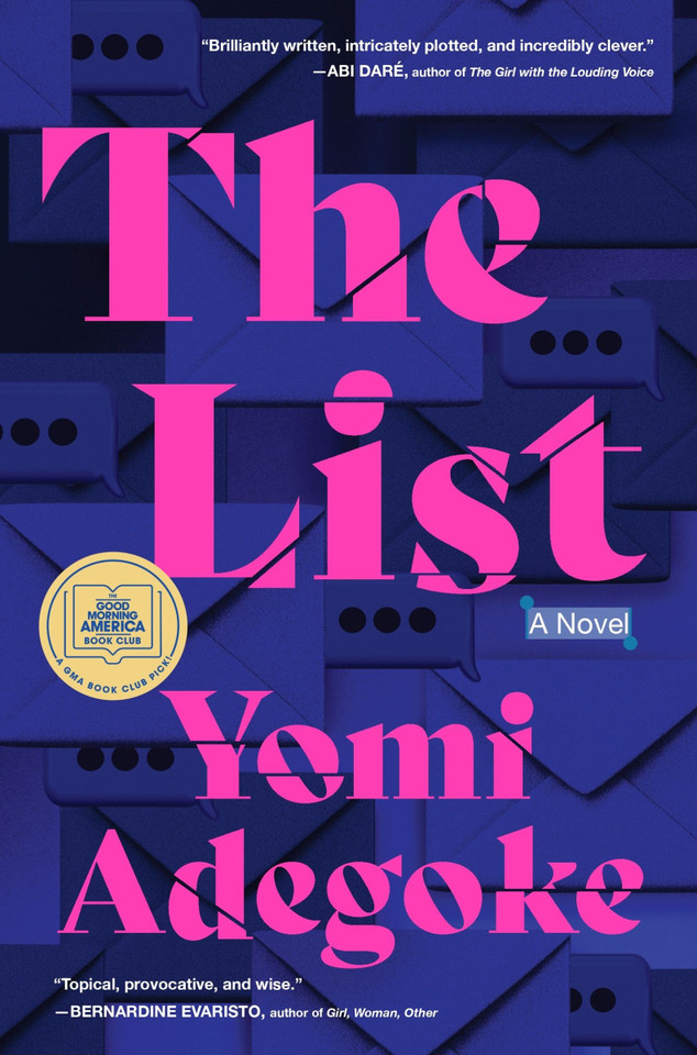 The List: A Novel book cover by Yomi Adegoke