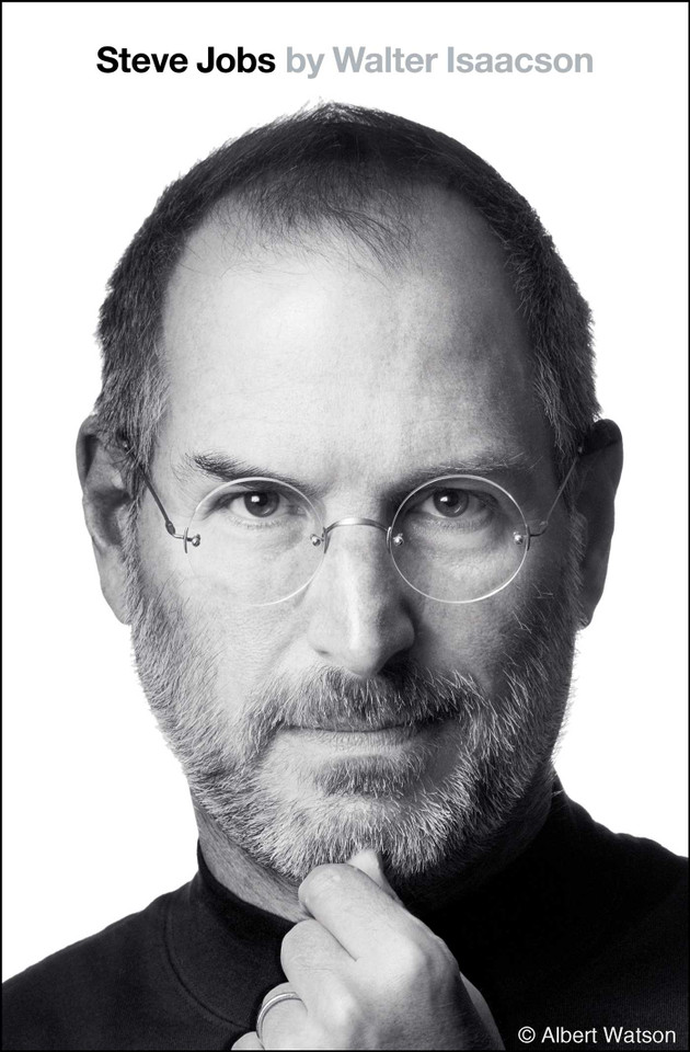 Steve Jobs book cover by Walter Isaacson
