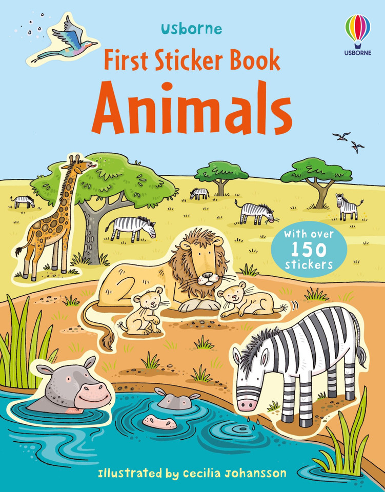 First Sticker Book Animals (First Sticker Books) book cover by Jessica Greenwell