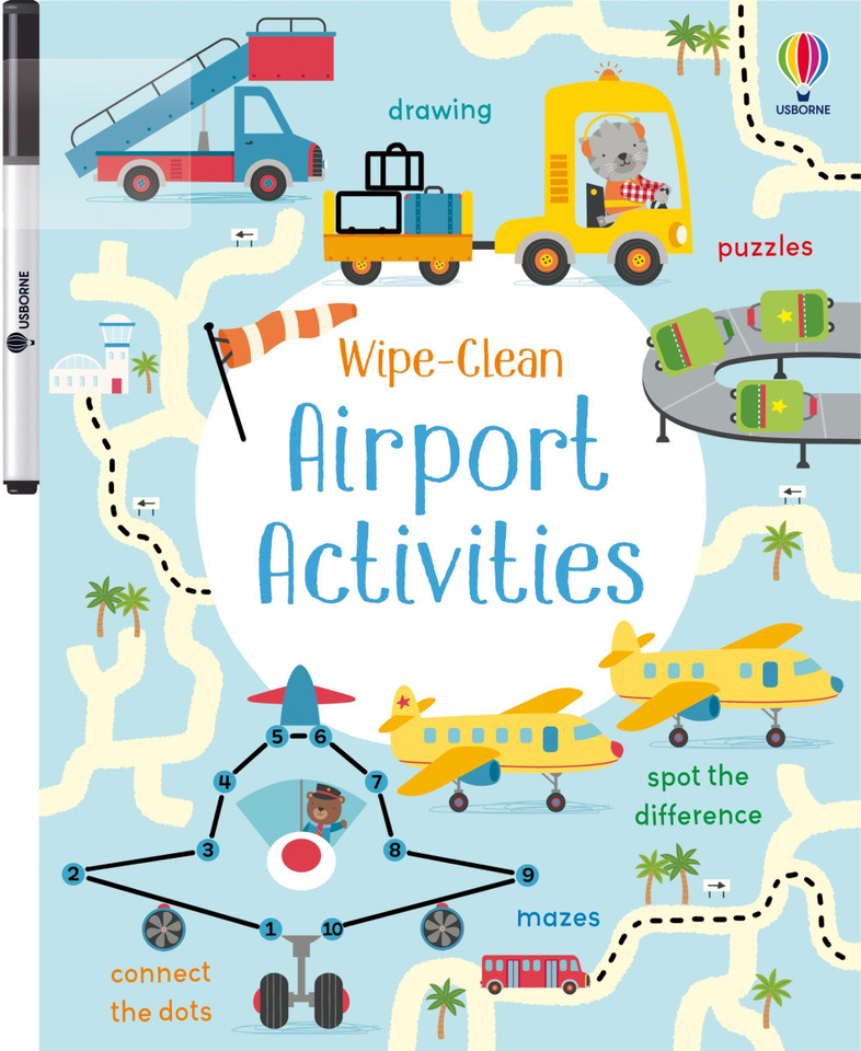 Wipe-Clean Airport Activities (Wipe-clean Activities) book cover by Kirsteen Robson