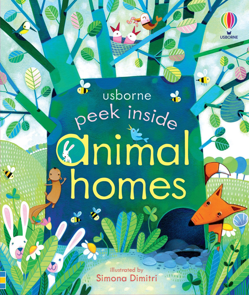 Peek Inside Animal Homes (Peek Inside) book cover by Anna Milbourne